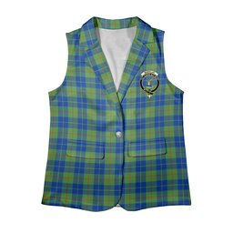 ScotsTee Shop Scottish Barclay Hunting Ancient Women's Tartan Sleeveless Blazer Suit Vest