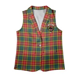ScotsTee Shop Scottish Baxter of Balgavies Modern Women's Tartan Sleeveless Blazer Suit Vest