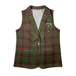 ScotsTee Shop Scottish Buchan Modern Women's Tartan Sleeveless Blazer Suit Vest