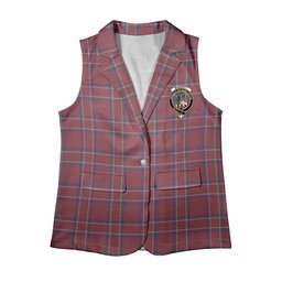 ScotsTee Shop Scottish Burnett Hunting Modern Women's Tartan Sleeveless Blazer Suit Vest