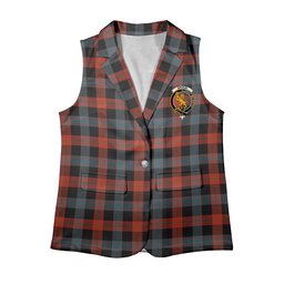 ScotsTee Shop Scottish Broun Ancient Women's Tartan Sleeveless Blazer Suit Vest