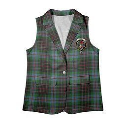 ScotsTee Shop Scottish Brodie Hunting Women's Tartan Sleeveless Blazer Suit Vest