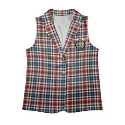 ScotsTee Shop Scottish Bell Border (Bell Southern Bell) Ancient Women's Tartan Sleeveless Blazer Suit Vest