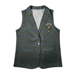 ScotsTee Shop Scottish Buchanan Hunting Women's Tartan Sleeveless Blazer Suit Vest