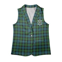 ScotsTee Shop Scottish Black Watch Ancient Clan Women's Tartan Sleeveless Blazer Suit Vest