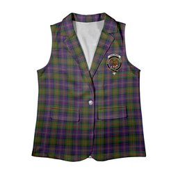 ScotsTee Shop Scottish Chalmers Women's Tartan Sleeveless Blazer Suit Vest