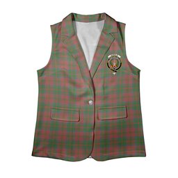 ScotsTee Shop Scottish Donald of Glencoe Ancient Women's Tartan Sleeveless Blazer Suit Vest