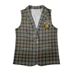 ScotsTee Shop Scottish Campbell Argyll Weathered Women's Tartan Sleeveless Blazer Suit Vest