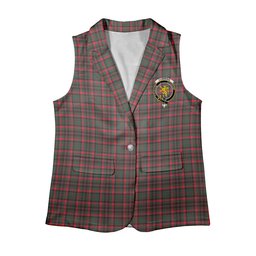 ScotsTee Shop Scottish Cumming Hunting Modern Women's Tartan Sleeveless Blazer Suit Vest