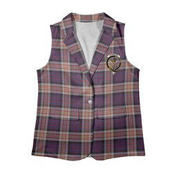 ScotsTee Shop Scottish Carnegie 2 Women's Tartan Sleeveless Blazer Suit Vest