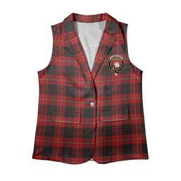 ScotsTee Shop Scottish Cunningham Women's Tartan Sleeveless Blazer Suit Vest