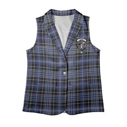 ScotsTee Shop Scottish Clark Women's Tartan Sleeveless Blazer Suit Vest