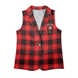 ScotsTee Shop Scottish Cunningham Modern Women's Tartan Sleeveless Blazer Suit Vest