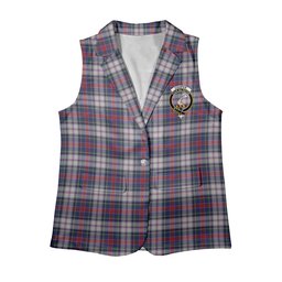 ScotsTee Shop Scottish Cooper Dress Dalgliesh 1 Women's Tartan Sleeveless Blazer Suit Vest