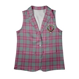 ScotsTee Shop Scottish Crawford Ancient Women's Tartan Sleeveless Blazer Suit Vest