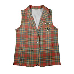 ScotsTee Shop Scottish Chattan Ancient Women's Tartan Sleeveless Blazer Suit Vest