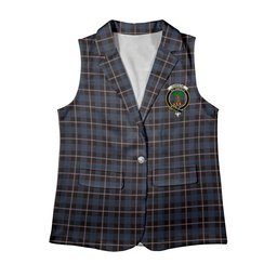 ScotsTee Shop Scottish Christie (2016) Women's Tartan Sleeveless Blazer Suit Vest