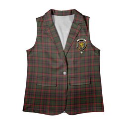 ScotsTee Shop Scottish Cumming 1850 Women's Tartan Sleeveless Blazer Suit Vest