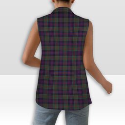 ScotsTee Shop Scottish Donald of Clan Ranald Women's Tartan Sleeveless Blazer Suit Vest