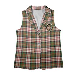 ScotsTee Shop Scottish Carnegie Dress Ancient Women's Tartan Sleeveless Blazer Suit Vest