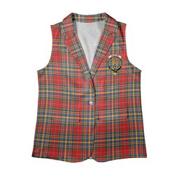 ScotsTee Shop Scottish Chattan Chief Modern Women's Tartan Sleeveless Blazer Suit Vest