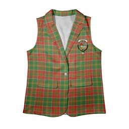 ScotsTee Shop Scottish Donald of Kingsburgh Ancient Women's Tartan Sleeveless Blazer Suit Vest