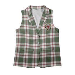 ScotsTee Shop Scottish Crawford Arisaid Dance Modern Women's Tartan Sleeveless Blazer Suit Vest