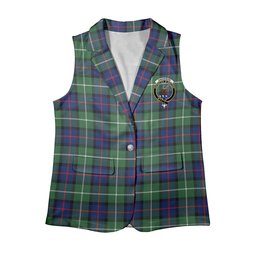 ScotsTee Shop Scottish Davidson of Tulloch Modern Women's Tartan Sleeveless Blazer Suit Vest