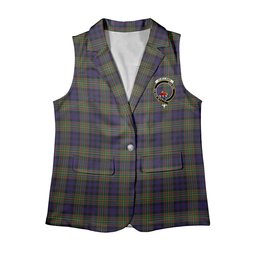 ScotsTee Shop Scottish Clelland SC Women's Tartan Sleeveless Blazer Suit Vest