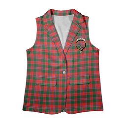 ScotsTee Shop Scottish Dalzell SC Women's Tartan Sleeveless Blazer Suit Vest