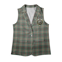 ScotsTee Shop Scottish Craig Ancient Women's Tartan Sleeveless Blazer Suit Vest