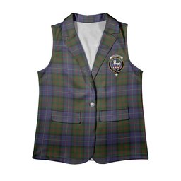 ScotsTee Shop Scottish Cochrane 1984 Women's Tartan Sleeveless Blazer Suit Vest