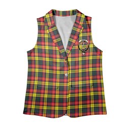 ScotsTee Shop Scottish Dewar Women's Tartan Sleeveless Blazer Suit Vest