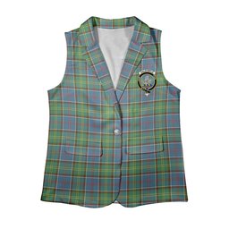 ScotsTee Shop Scottish Dalrymple SC Women's Tartan Sleeveless Blazer Suit Vest
