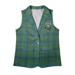 ScotsTee Shop Scottish Cranstoun Modern Women's Tartan Sleeveless Blazer Suit Vest