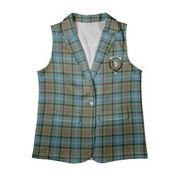 ScotsTee Shop Scottish Cathcart SC Women's Tartan Sleeveless Blazer Suit Vest