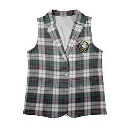 ScotsTee Shop Scottish Campbell of Cawdor Dress Modern Women's Tartan Sleeveless Blazer Suit Vest