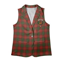 ScotsTee Shop Scottish Cameron Women's Tartan Sleeveless Blazer Suit Vest