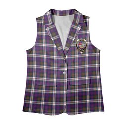 ScotsTee Shop Scottish Donald Dress Modern Women's Tartan Sleeveless Blazer Suit Vest