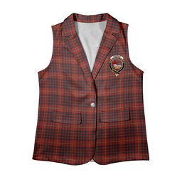 ScotsTee Shop Scottish Donald of Ardnamurchan Women's Tartan Sleeveless Blazer Suit Vest