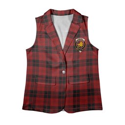 ScotsTee Shop Scottish Campbell of Armaddie Women's Tartan Sleeveless Blazer Suit Vest