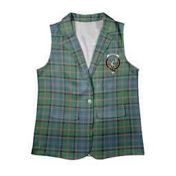 ScotsTee Shop Scottish Cooper Ancient Women's Tartan Sleeveless Blazer Suit Vest