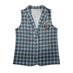 ScotsTee Shop Scottish Clark Ancient Women's Tartan Sleeveless Blazer Suit Vest