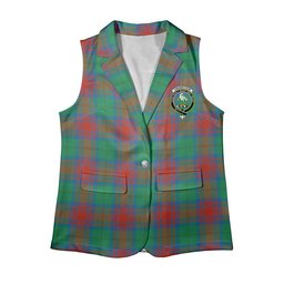 ScotsTee Shop Scottish Cranstoun Dress Ancient Women's Tartan Sleeveless Blazer Suit Vest