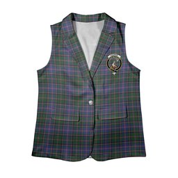ScotsTee Shop Scottish Cooper Women's Tartan Sleeveless Blazer Suit Vest