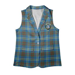 ScotsTee Shop Scottish Cathcart Ancient Women's Tartan Sleeveless Blazer Suit Vest
