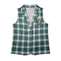 ScotsTee Shop Scottish Campbell Dress Women's Tartan Sleeveless Blazer Suit Vest