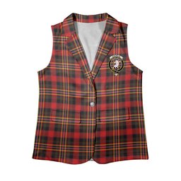 ScotsTee Shop Scottish Colville Modern Women's Tartan Sleeveless Blazer Suit Vest