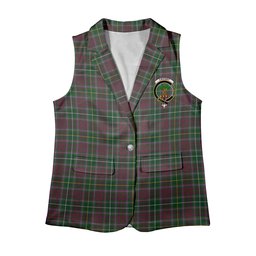 ScotsTee Shop Scottish Crosby Women's Tartan Sleeveless Blazer Suit Vest