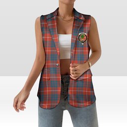 ScotsTee Shop Scottish Hamilton Ancient Women's Tartan Sleeveless Blazer Suit Vest